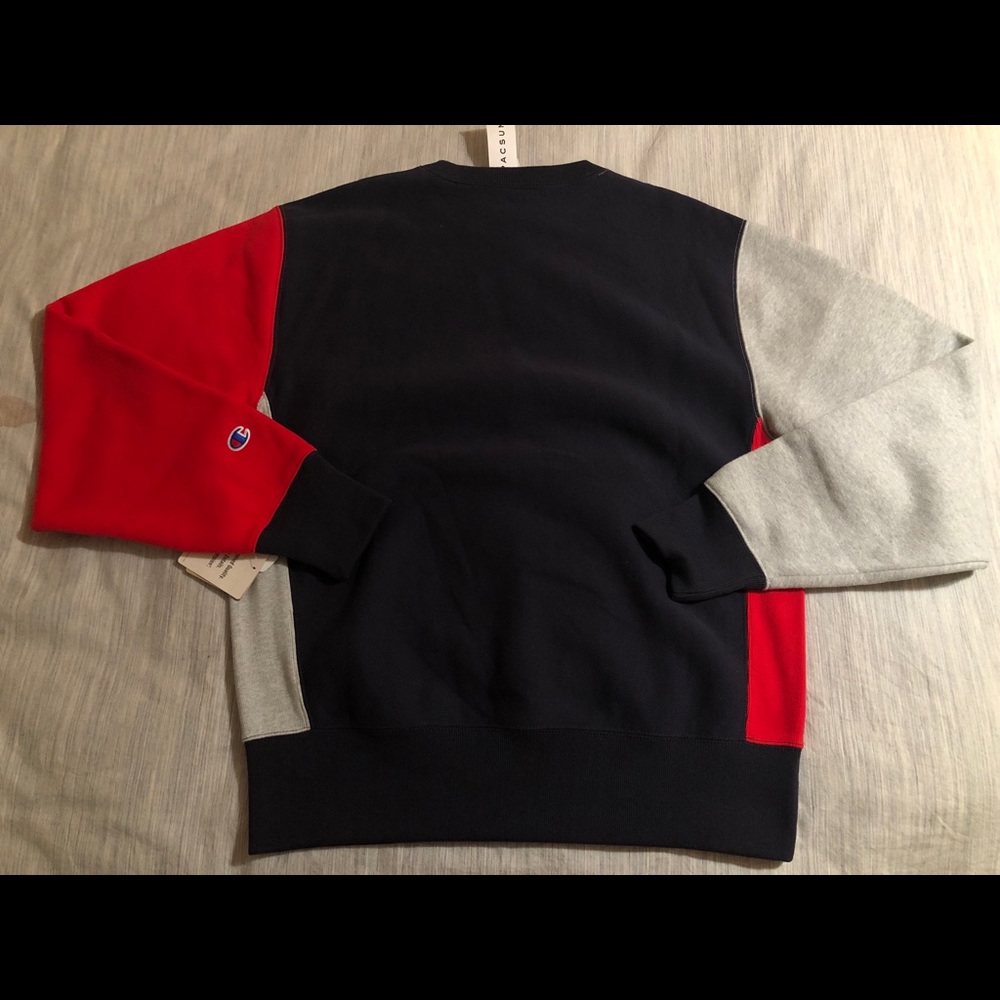 Champion colorblock Crewneck Sweatshirt-SOLD OUT - Picture 5 of 8